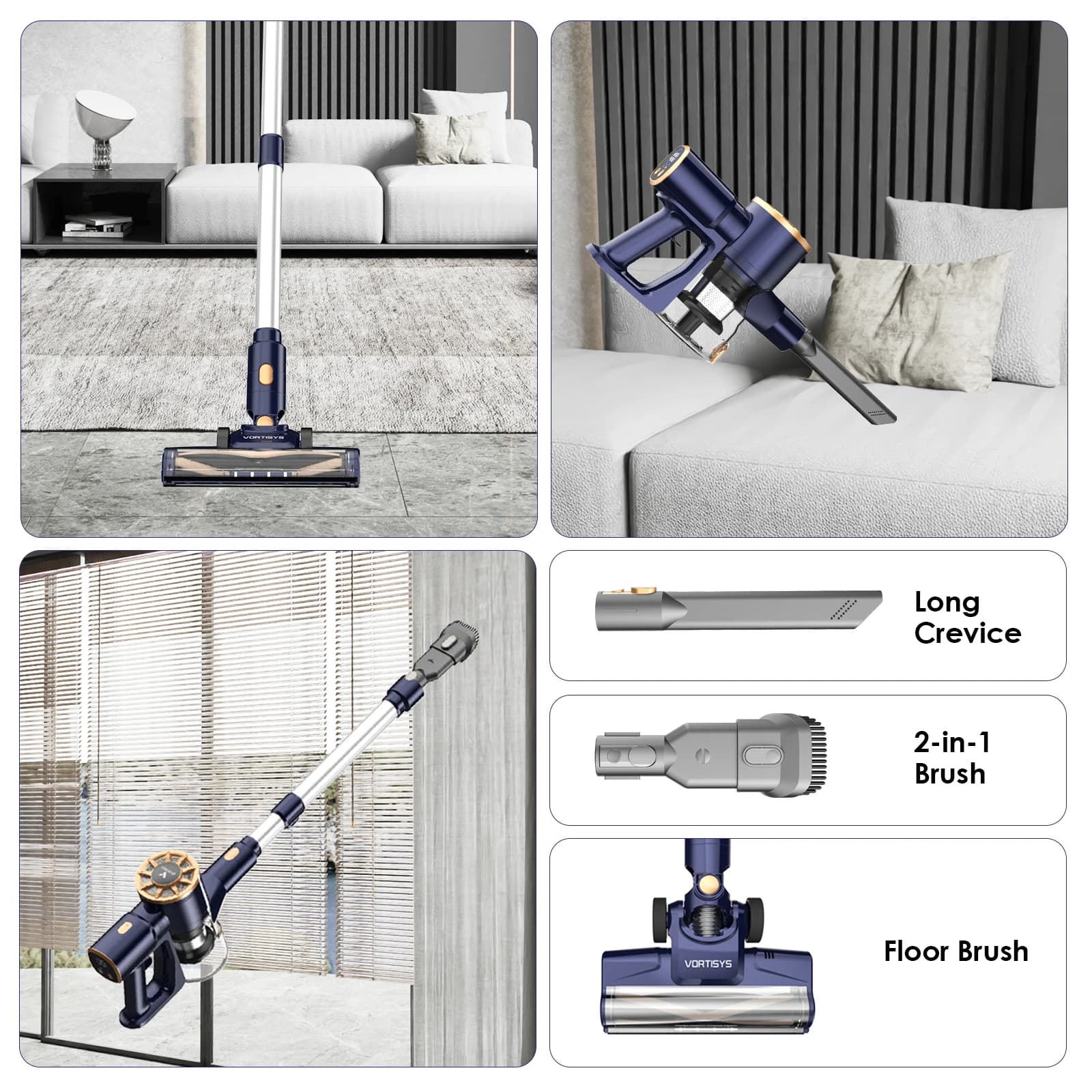 Odkurzacz bezprzewodowy 54 KPA 6w1 - 6