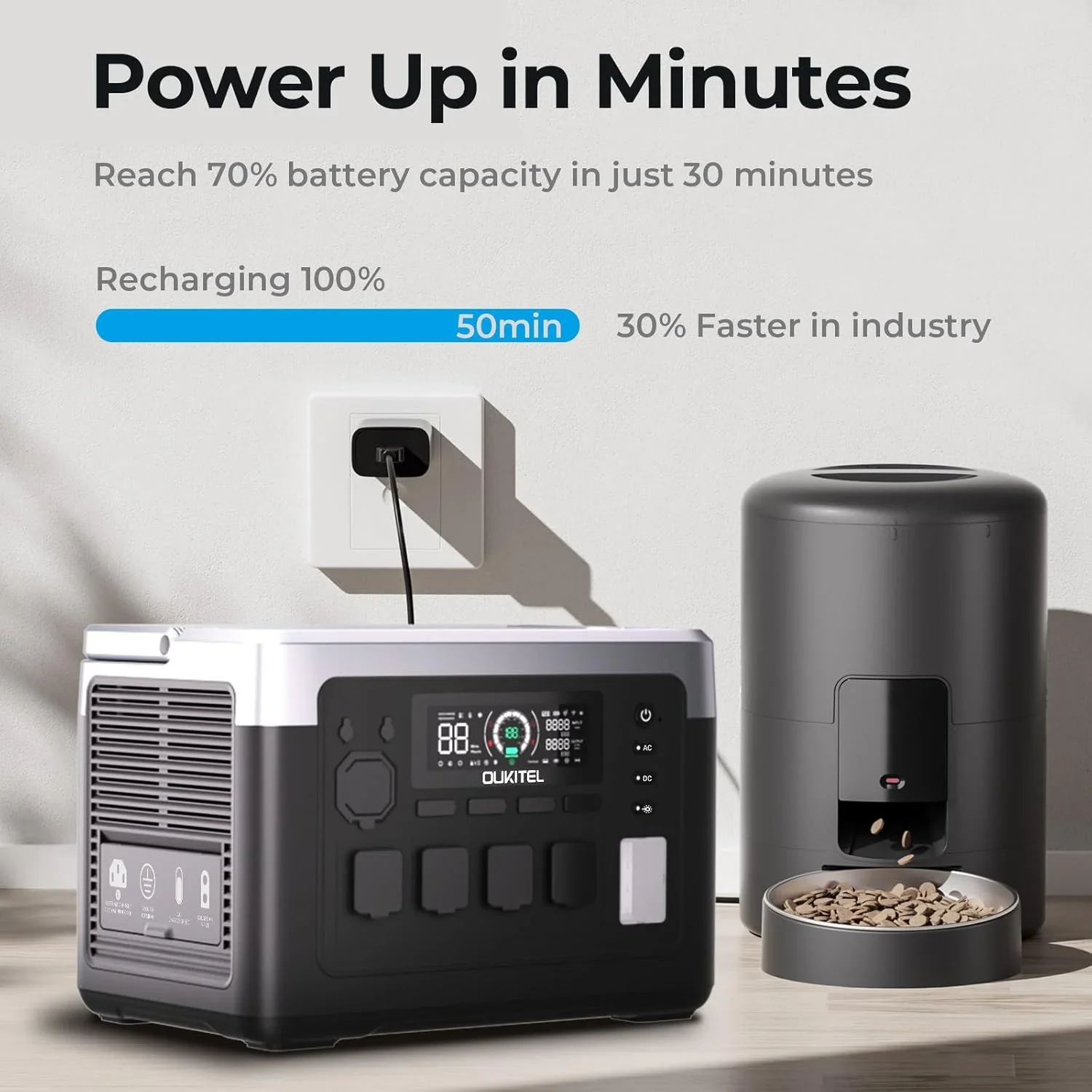 Przenośna stacja zasilania OUKITEL P1000 Plus - 4