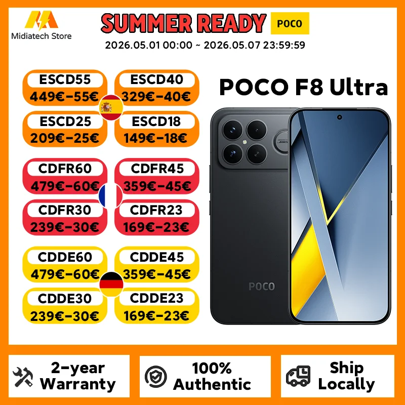 POCO F8 Ultra Snapdragon 8 Elite Gen 5