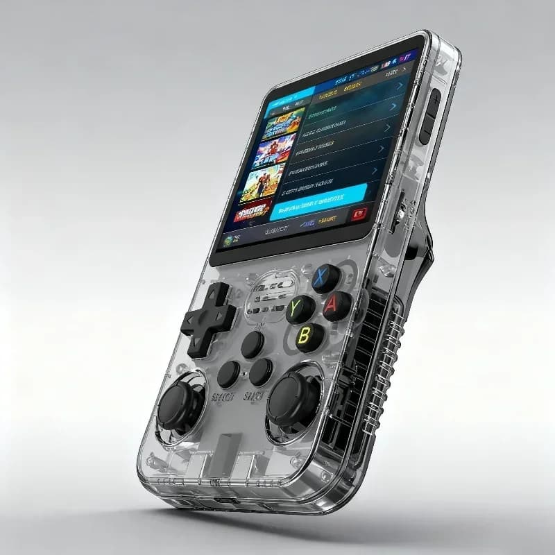 Nowa konsola do gier retro R36S, przenośny odtwarzacz wideo z ekranem IPS 3,5 cala, 128 GB, ponad 20000 gier, prezent dla chłopca - 7