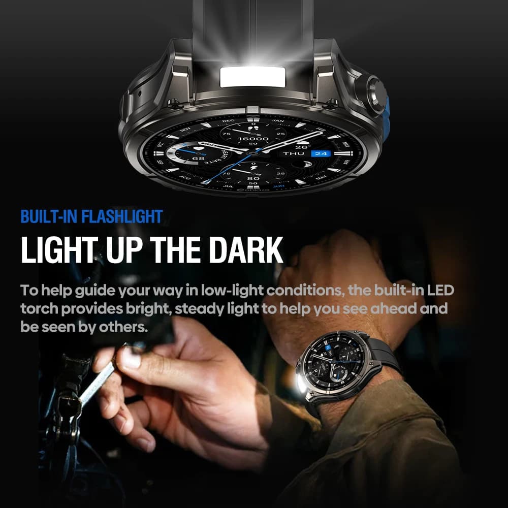 Smartwatch Zeblaze VIBE 8 AMOLED z latarką - 5