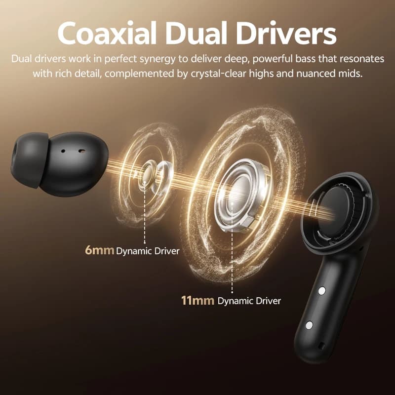 Słuchawki bezprzewodowe QCY MeloBuds N60 ANC - 3