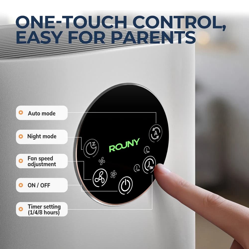 Oczyszczacz powietrza 2w1 z nawilżaczem HEPA - 3