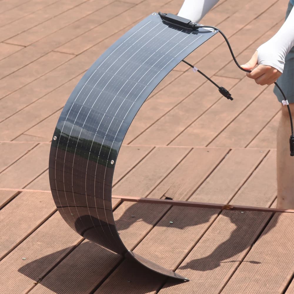 Panel słoneczny elastyczny 100W 12V z ładowarką - 5