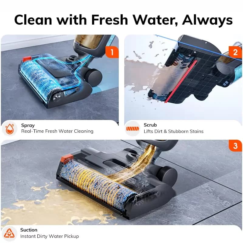 ILIFE W90/W90 Pro – mop bezprzewodowy do czyszczenia - 7