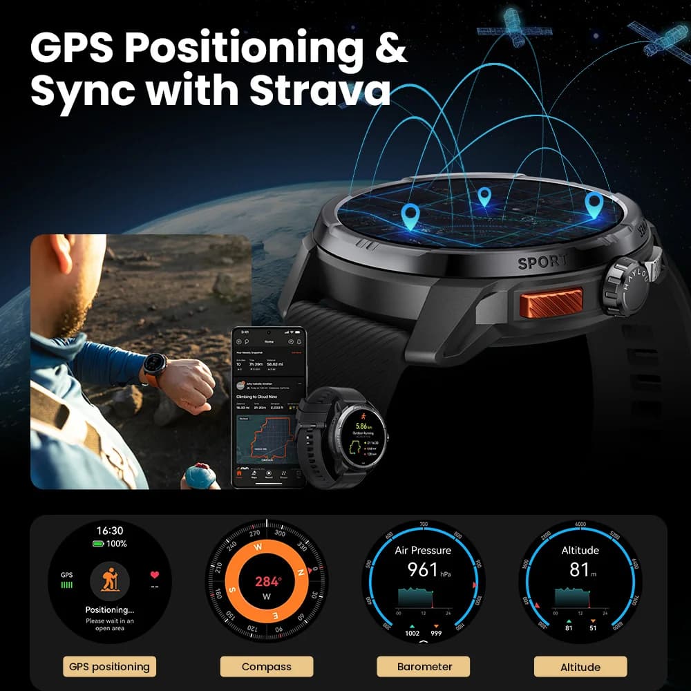 Smartwatch HAYLOU Solar Ultra GPS AMOLED - 5