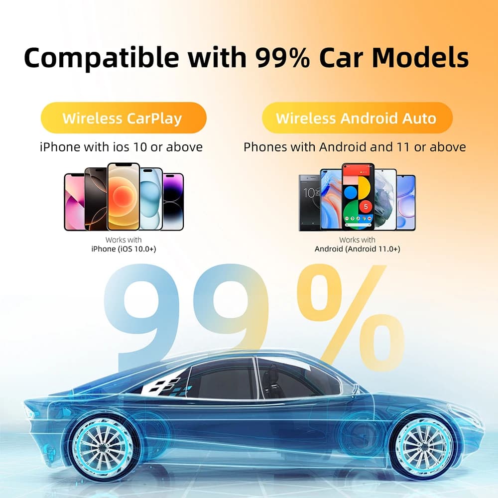 Adapter CarPlay i Android Auto 2w1 - 7