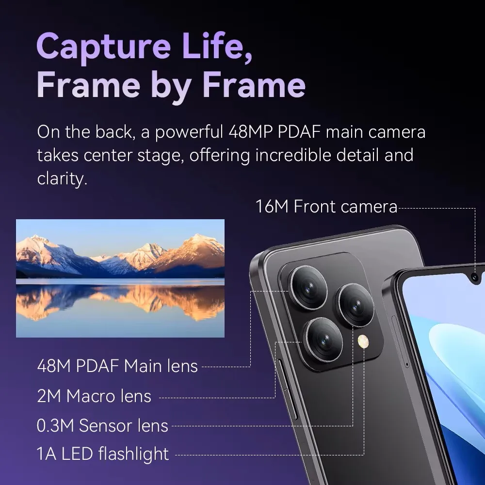 Cubot A40 smartfon Android 15 12GB 256GB - 7