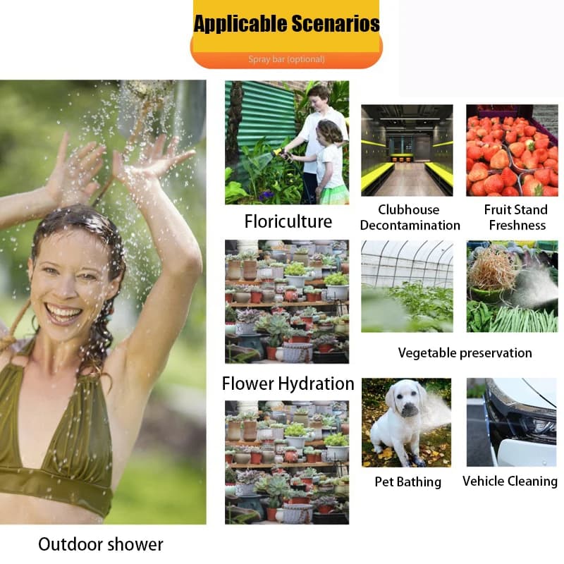 Przenośny prysznic do kempingu 4-8L - 4