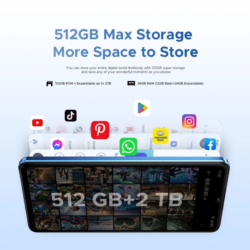 DOOGEE Note59 Pro+ 5G 12GB 512GB - 6