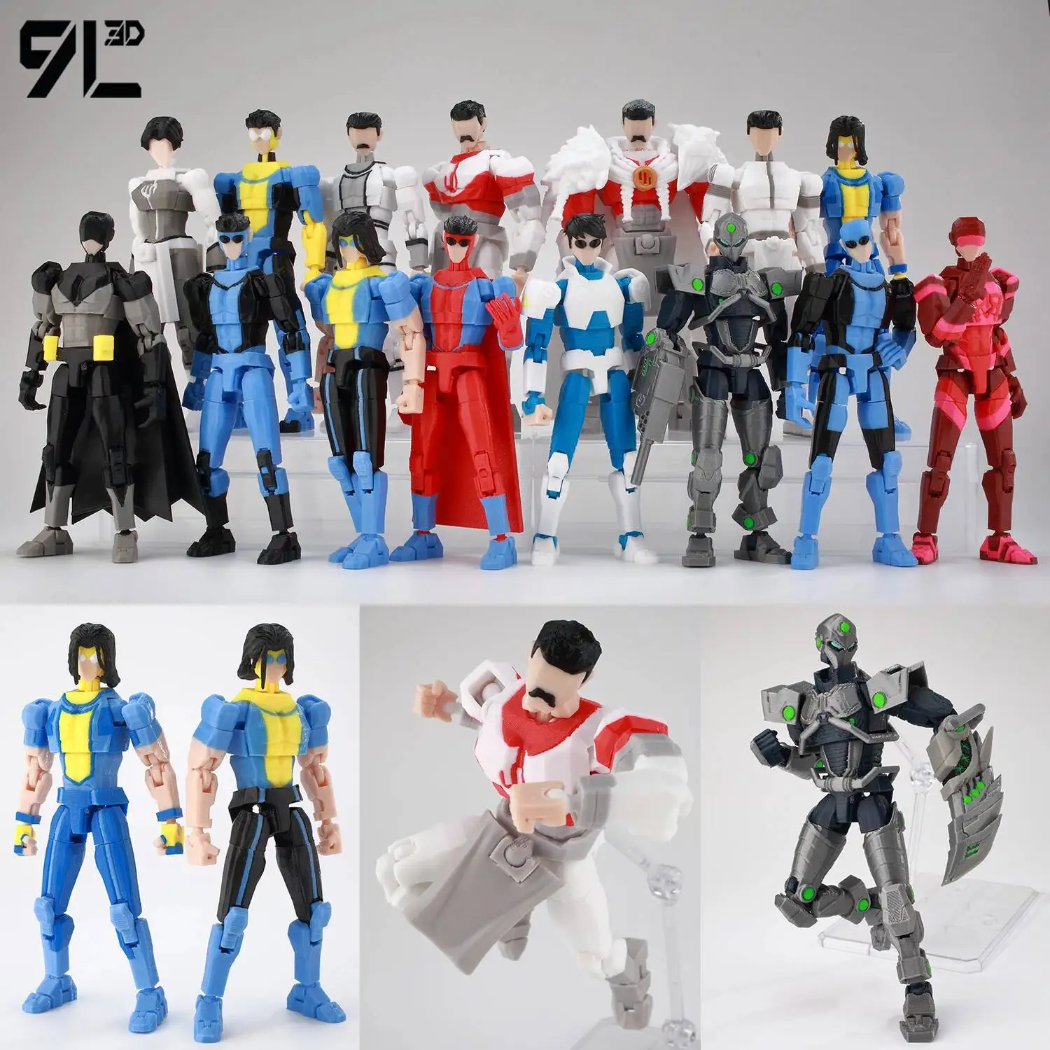 Figurka akcji Titan13 - wieloprzegubowy model