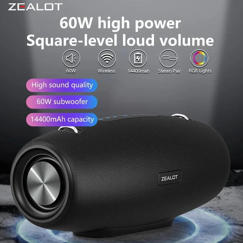 Głośnik Bluetooth Zealot S67 wodoodporny