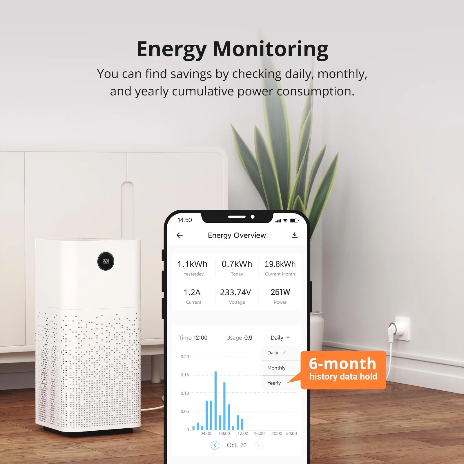 Inteligentne gniazdo WiFi SONOFF S60 - 4