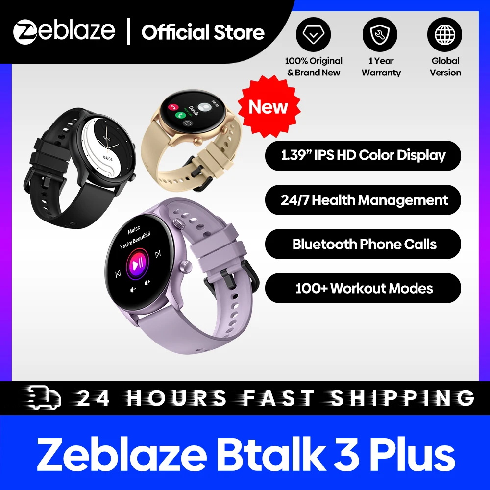 Smartwatch Zeblaze Btalk 3 Plus do rozmów