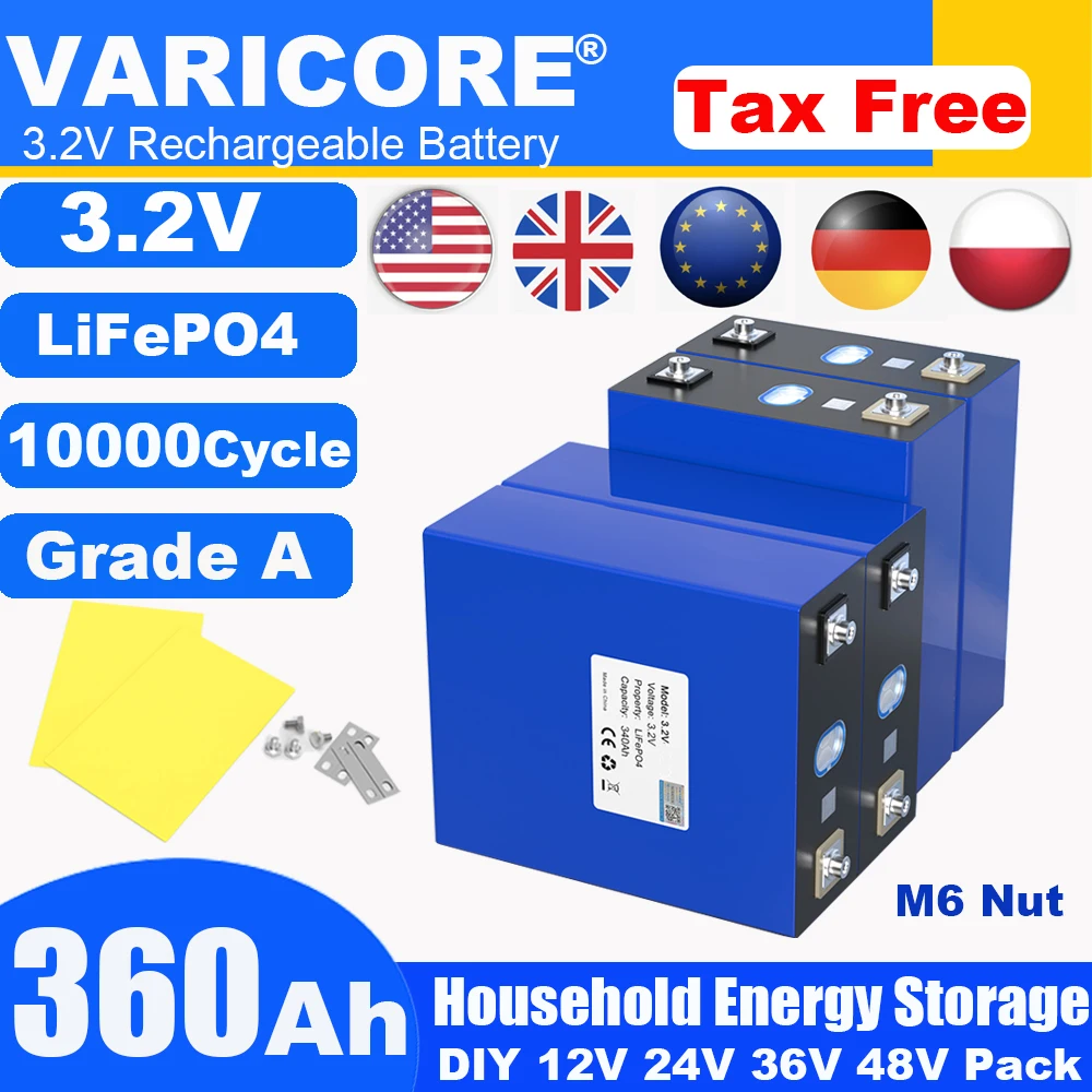 Akumulator LiFePO4 3.2V 360Ah do energii odnawialnej - 3