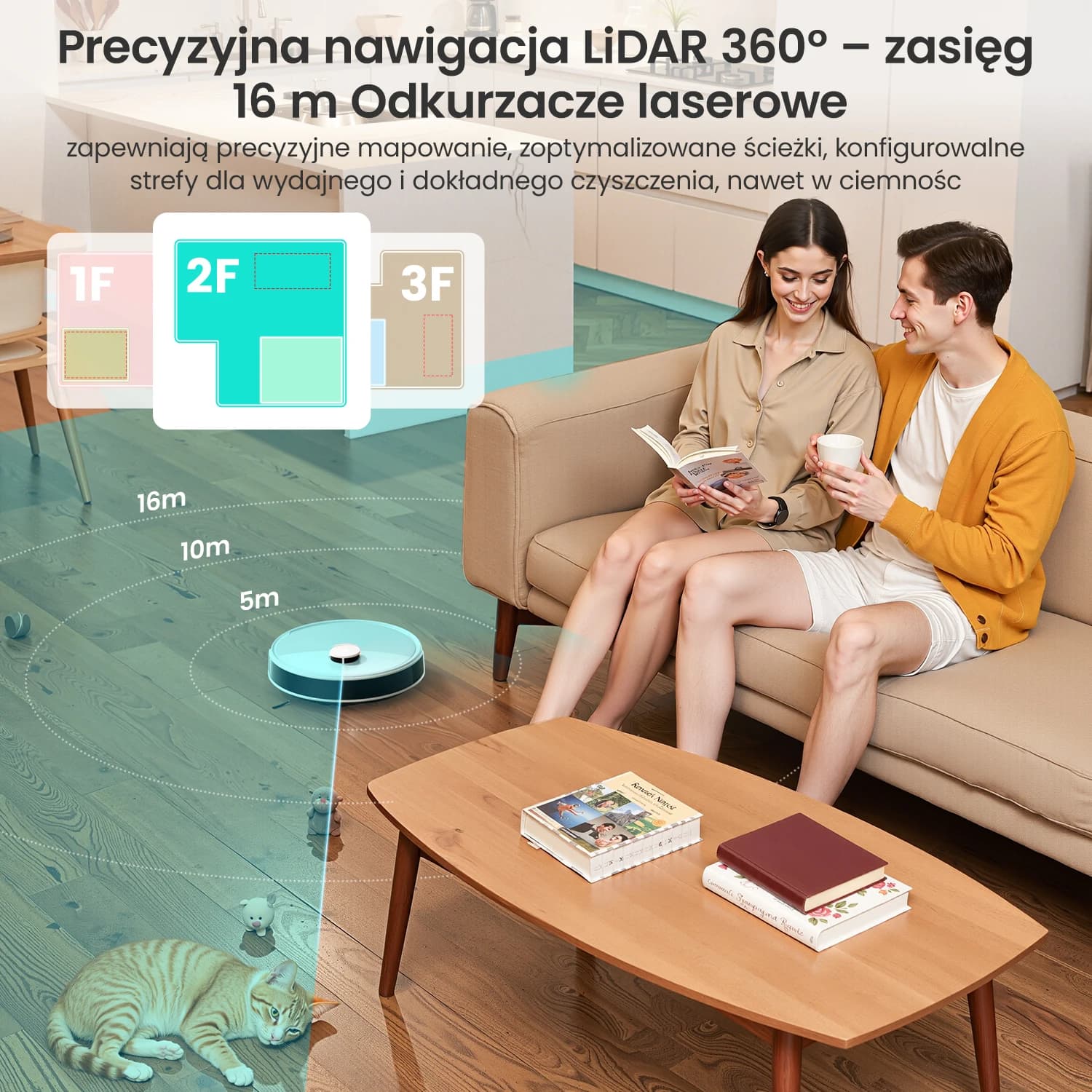 Odkurzacz automatyczny Lefant M3L z mapowaniem - 7