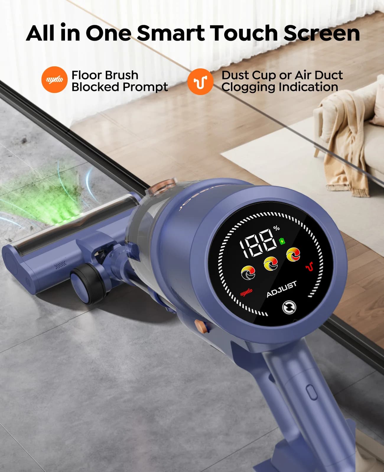 Odkurzacz bezprzewodowy Laresar V11 650W - 5