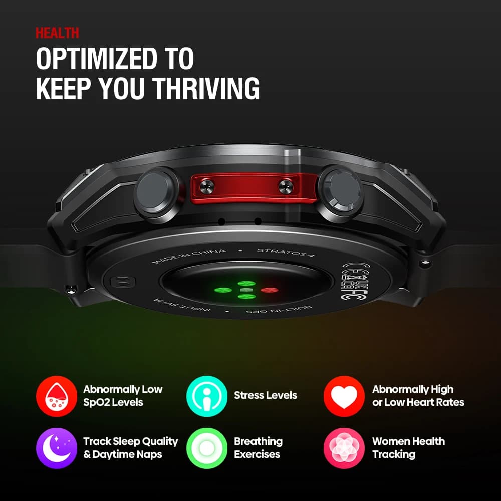 Zeblaze Stratos 4 smartwatch GPS AMOLED - 5