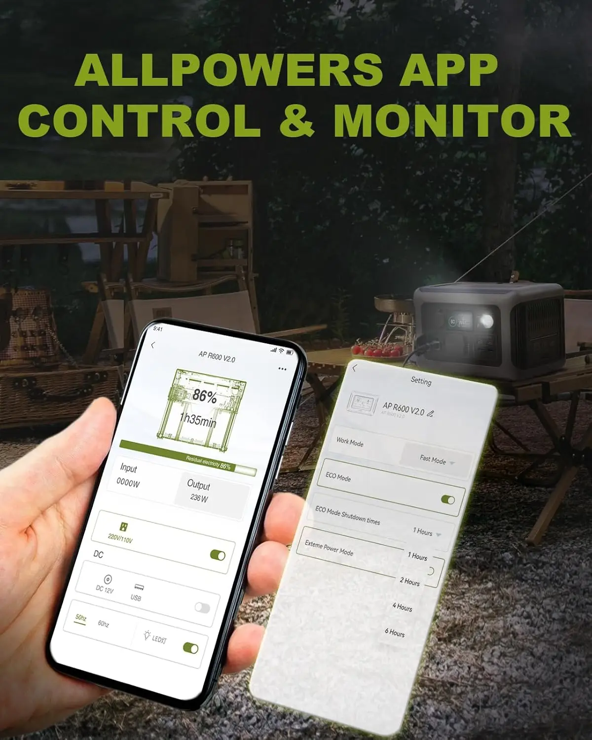 ALLPOWERS Elektrownia przenośna R600 299Wh - 4