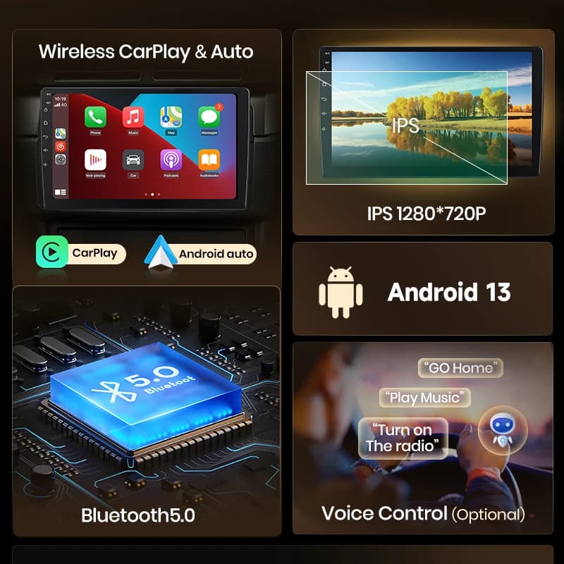 Radio samochodowe 7-10 cali CarPlay Android - 5
