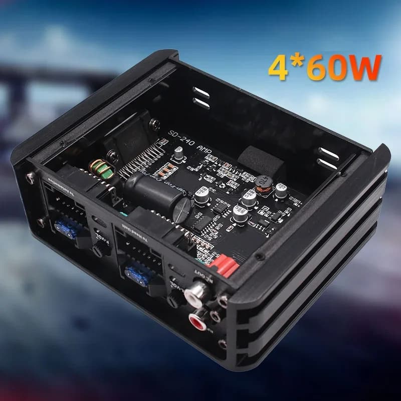 Wzmacniacz samochodowy 4x60W DSP - 4