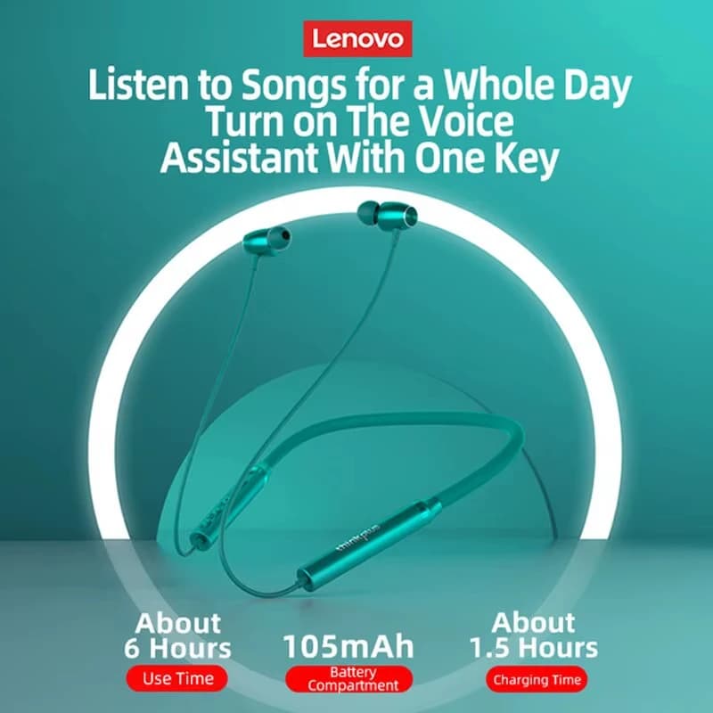 Słuchawki Lenovo HE05X Bluetooth wodoodporne - 5