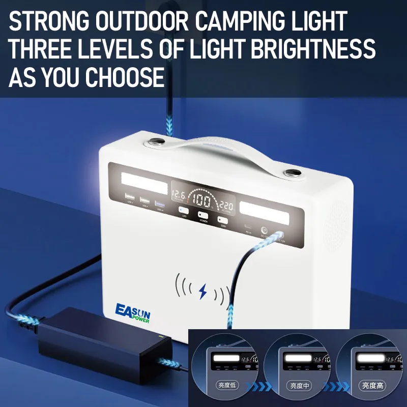 Przenośna stacja zasilania 1000W 781Wh - 7