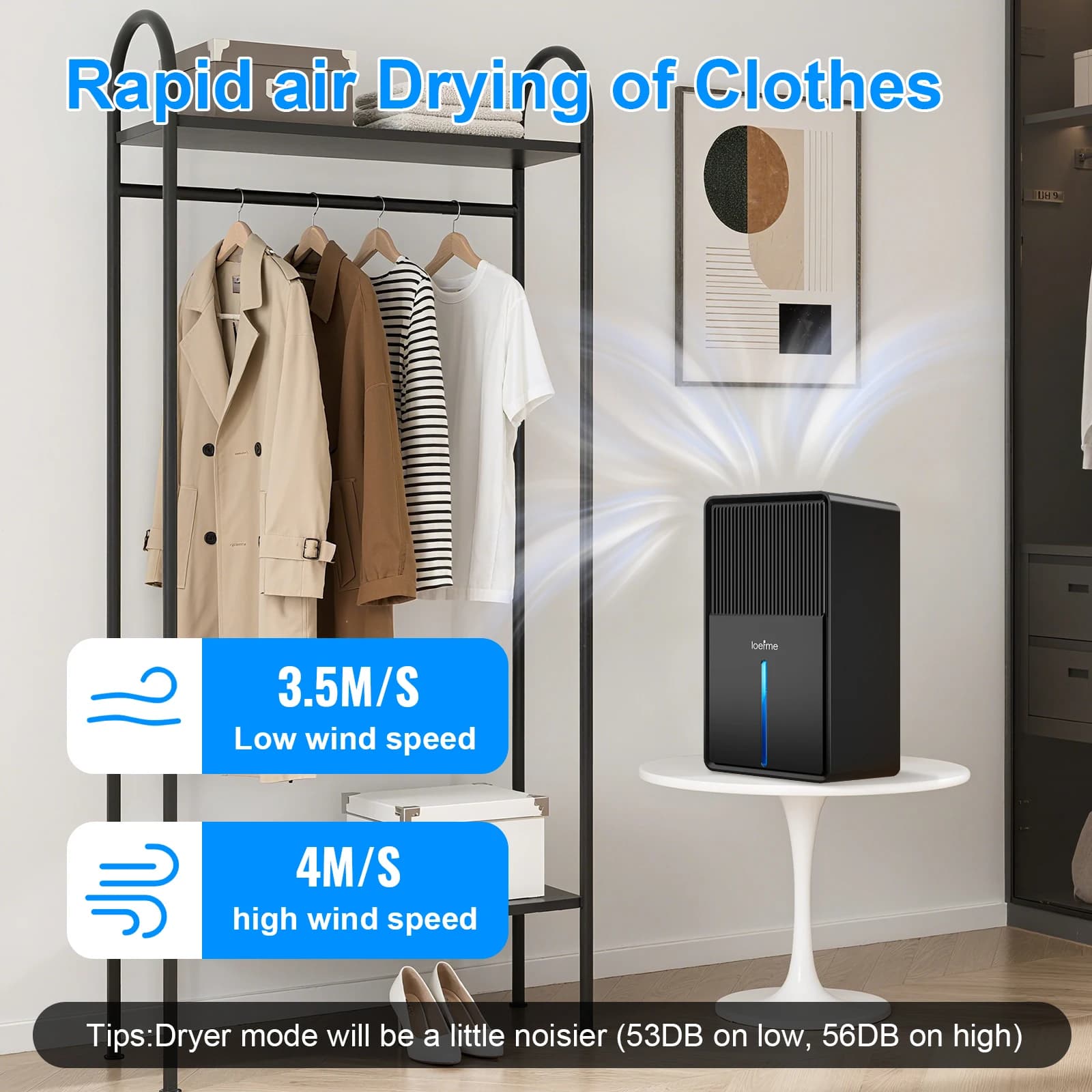 Oczyszczacz powietrza i osuszacz 3L LOEFME - 4