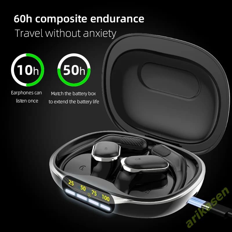 Słuchawki Bluetooth 5.4 otwarte do uszu - 4