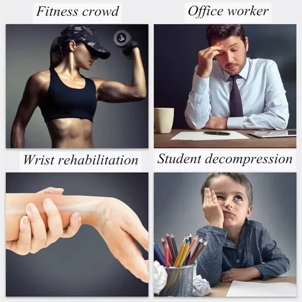 Piłka do ćwiczeń Power Gyro Ball wzmacniająca nadgarstek i przedramię, sprzęt do treningu mięśni dla fitnessu i zdrowia. - 7