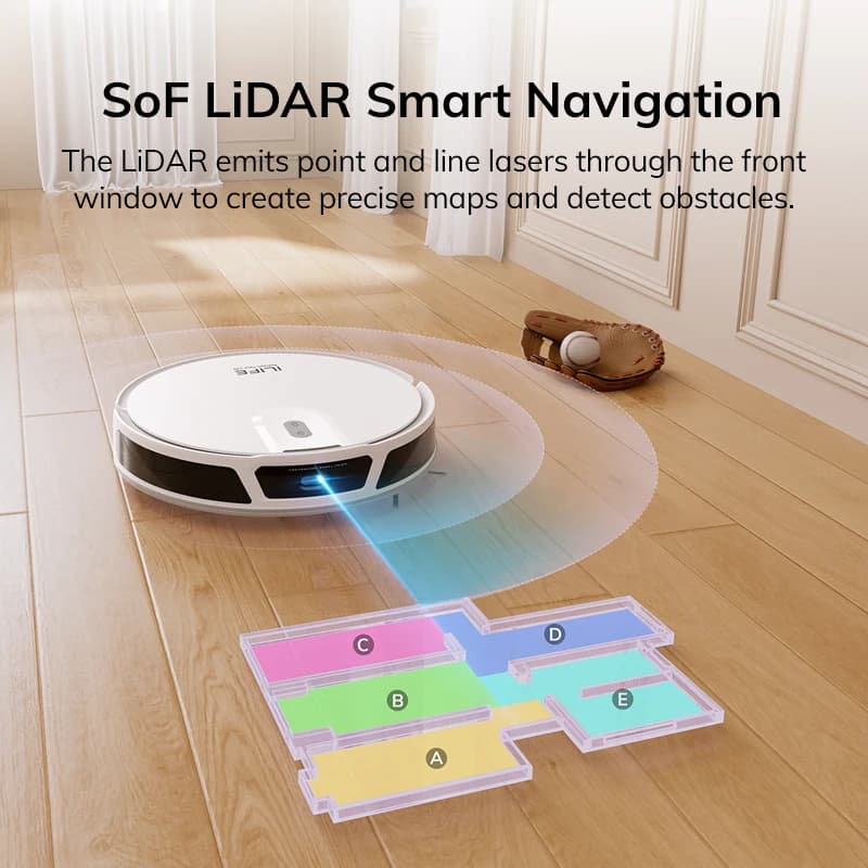 Robot odkurzający ILIFE V20 LiDAR 5000Pa - 5