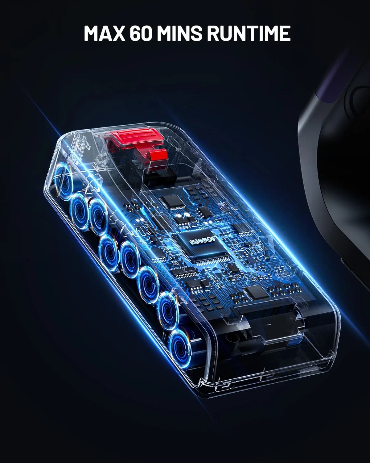 Odkurzacz bezprzewodowy Kissof S17 Pro 550W - 3