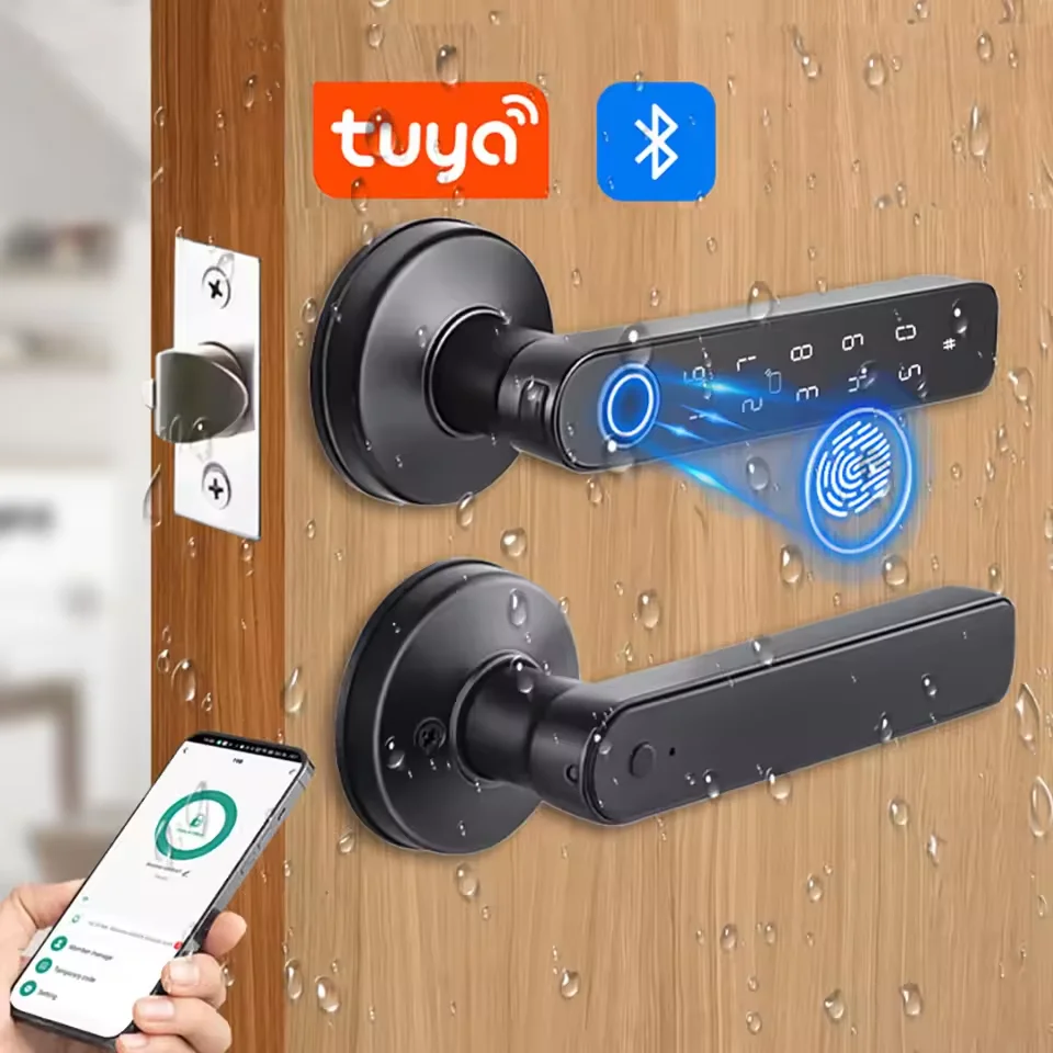 Inteligentny zamek Tuya do drzwi IP65