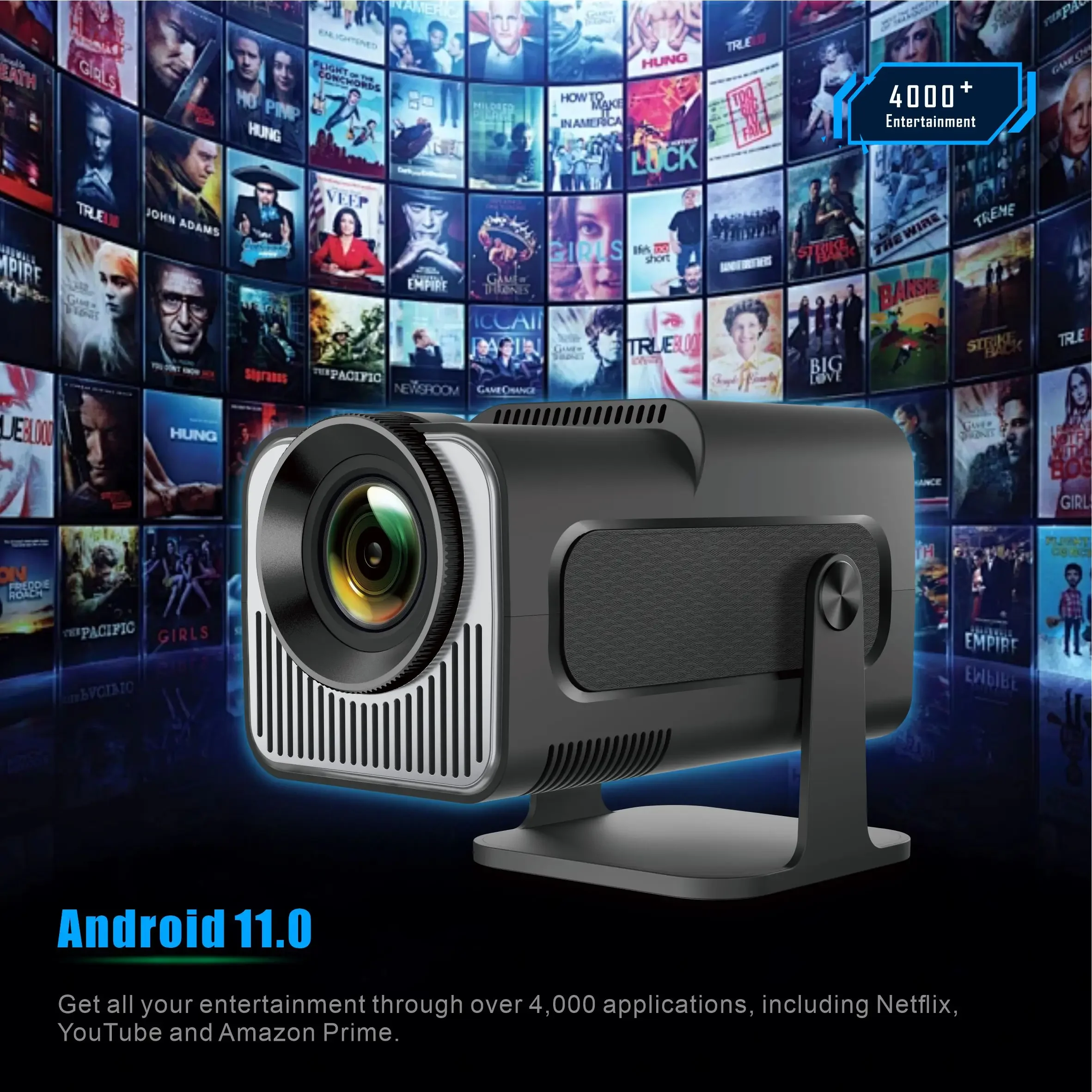 Mini projektor LED HY320 Android 4K - 4