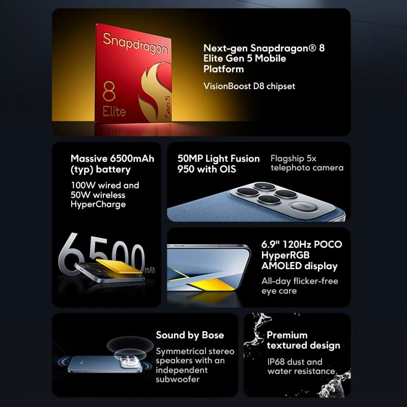 Smartfon POCO F8 Ultra Snapdragon 8 Elite - 3