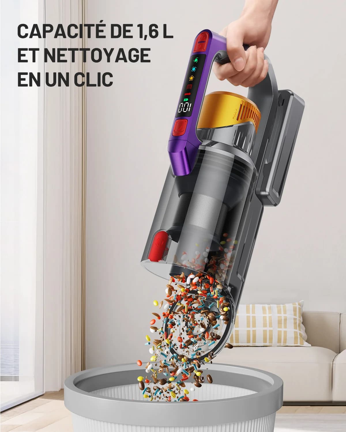 Odkurzacz bezprzewodowy Kissof S17 Pro 550W - 7