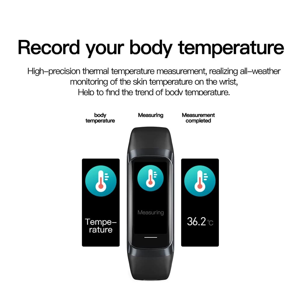 Smartwatch AMOLED z monitorem temperatury - 5