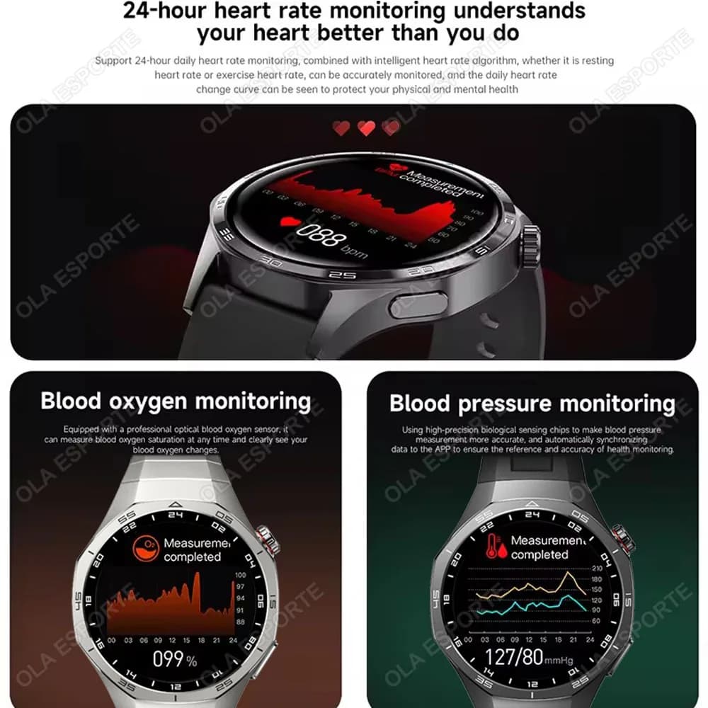 Smartwatch 2026 Watch 5 Pro GPS AMOLED - 5