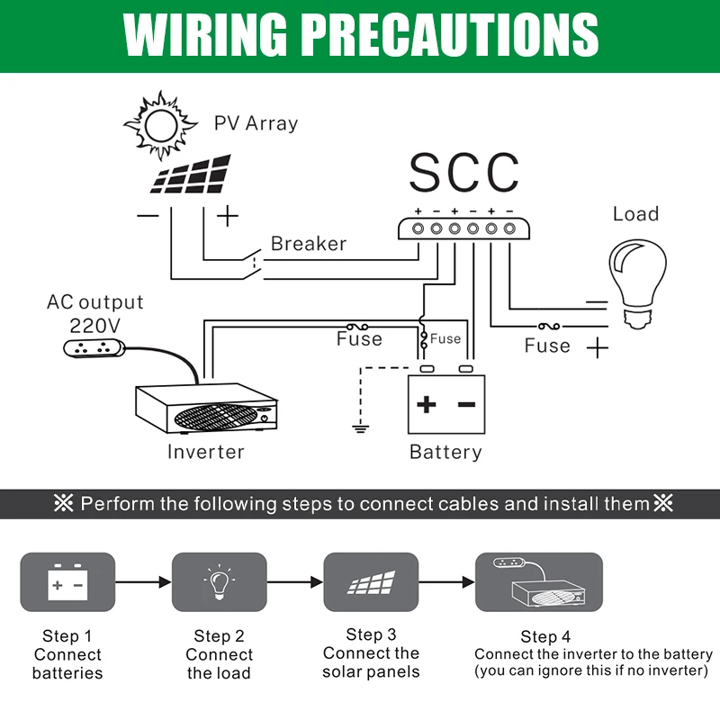 Regulator MPPT ładowania 40A 30A 20A 12V 24V - 5