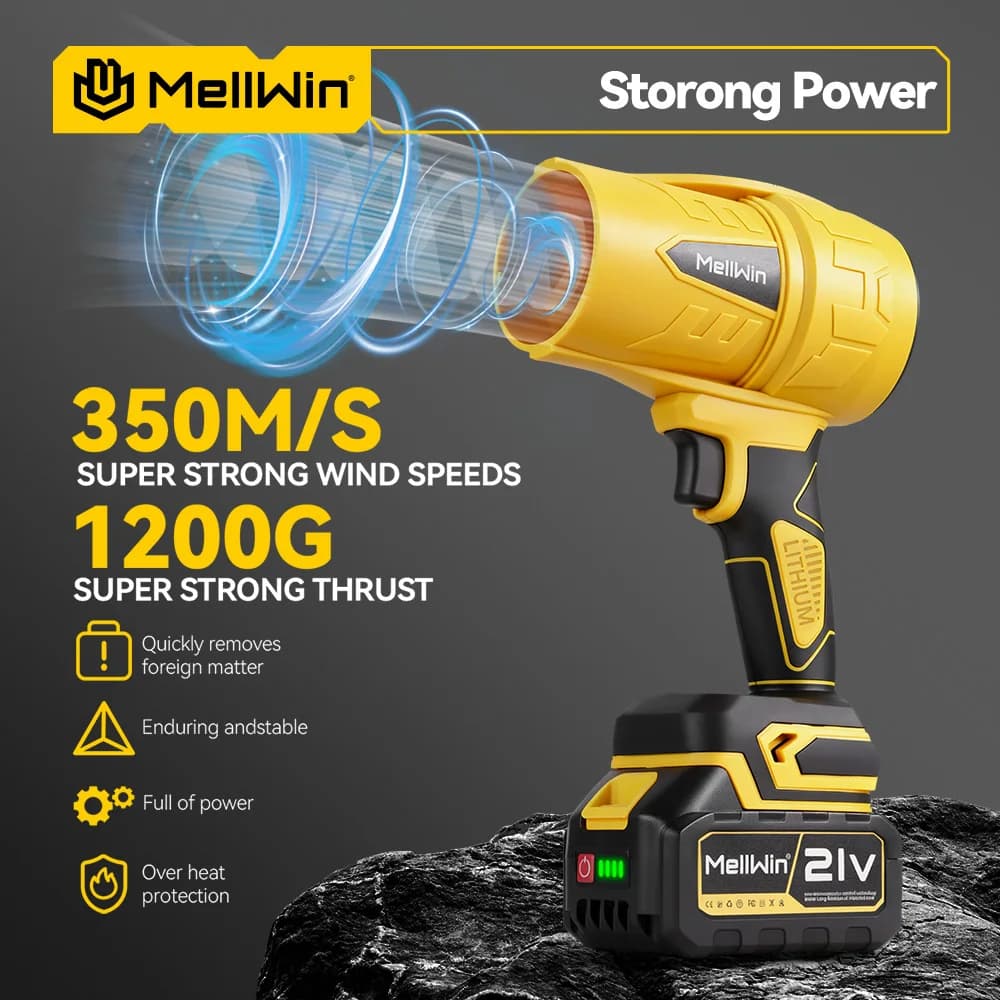 Dmuchawa bezszczzotkowa Makita 18V 350m/s - 5