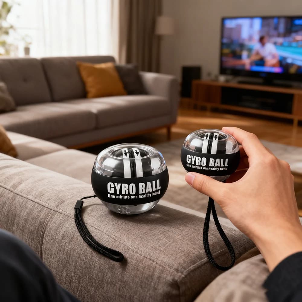 Piłka do ćwiczeń przedramion Powerball, sprzęt do treningu mięśni, żyroskop, piłka żyroskopowa, wzmacniacz nadgarstka, przyrząd do ćwiczeń dłoni - 4