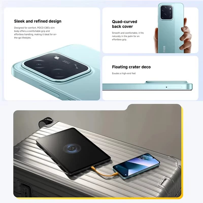 POCO C85 6GB/128GB Smartfon NFC 50MP 6000mAh - 7