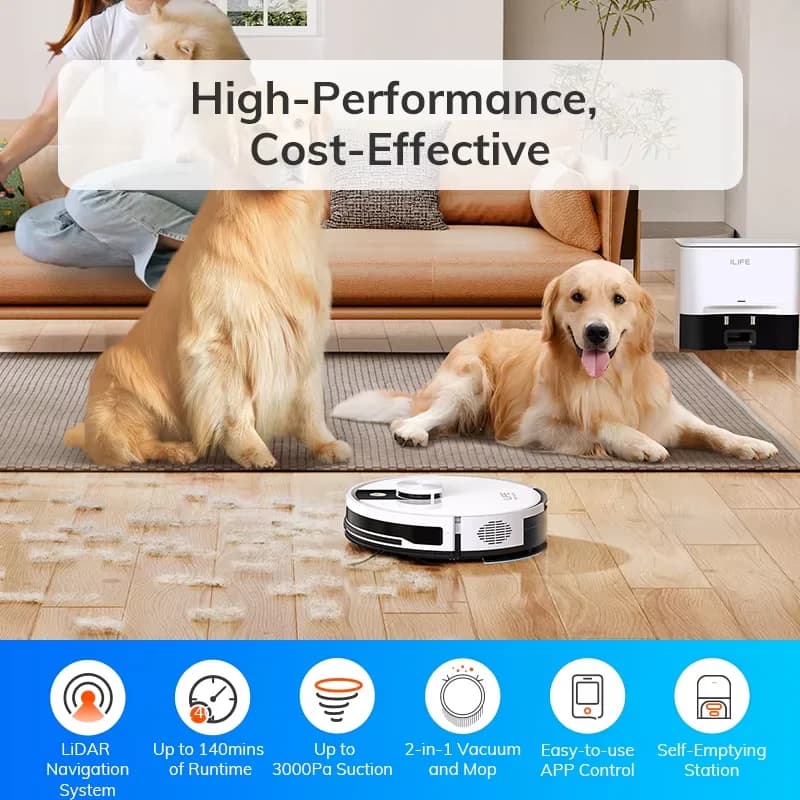 ILIFE A12 Pro robot sprzątający mop LIDAR - 3