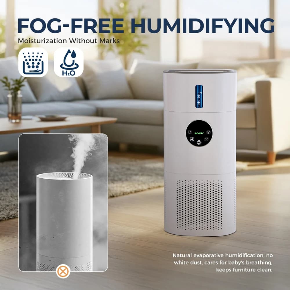 Oczyszczacz powietrza 2w1 z nawilżaczem HEPA - 6