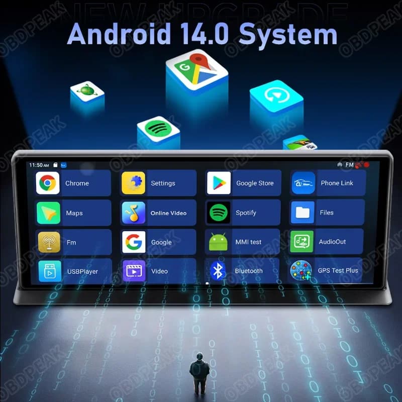 Ekran samochodowy K60 Pro 11,3" Android 14 - 3