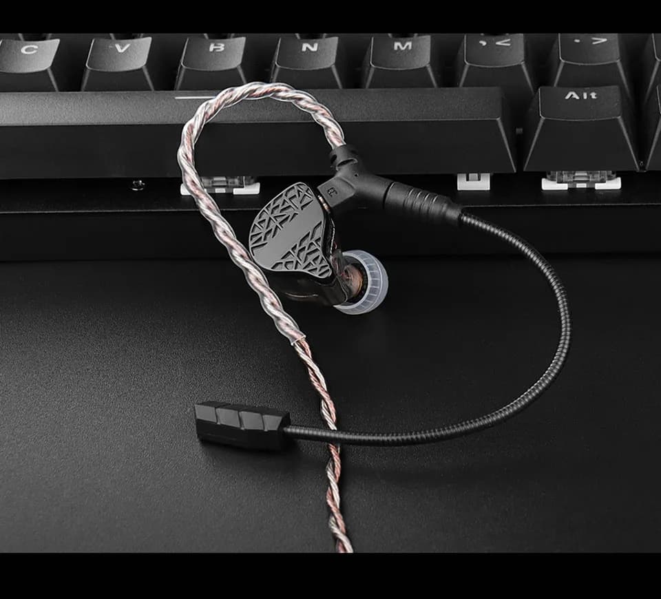 Kabel TRN RedChain Plus z mikrofonem 3.5mm - 7
