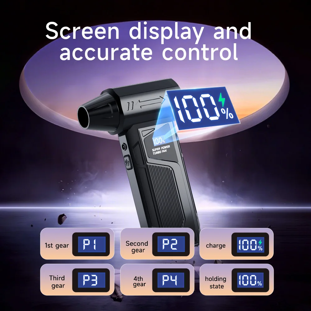 Bezprzewodowa dmuchawa powietrza 110 000 RPM - 5