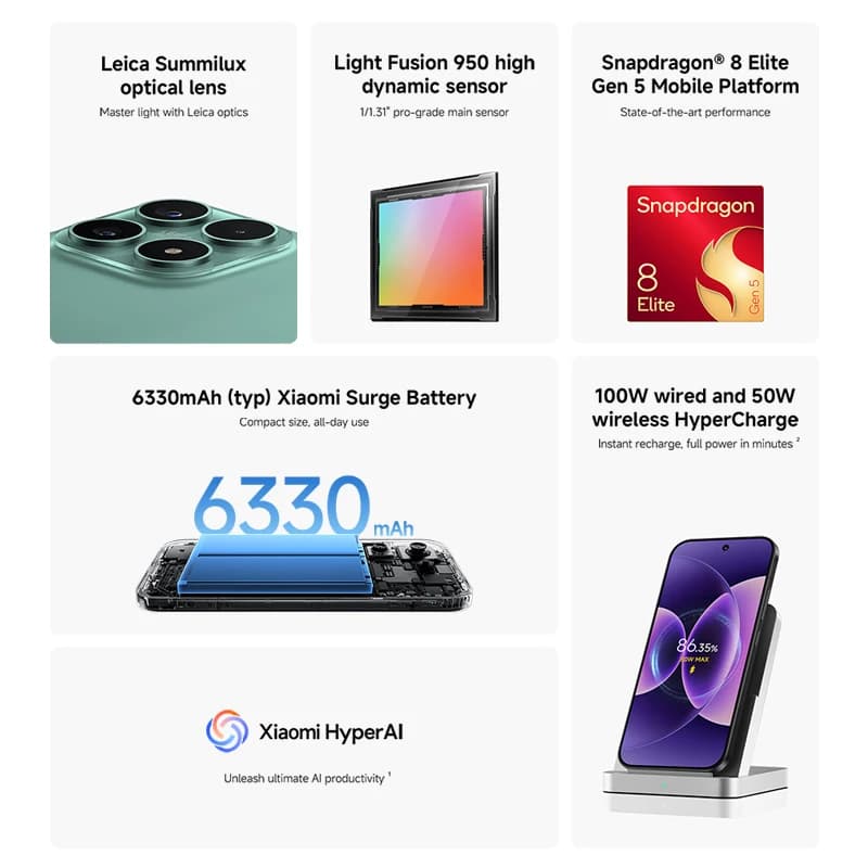 Xiaomi 17 Snapdragon 8 Elite 100W HyperCharge - 3