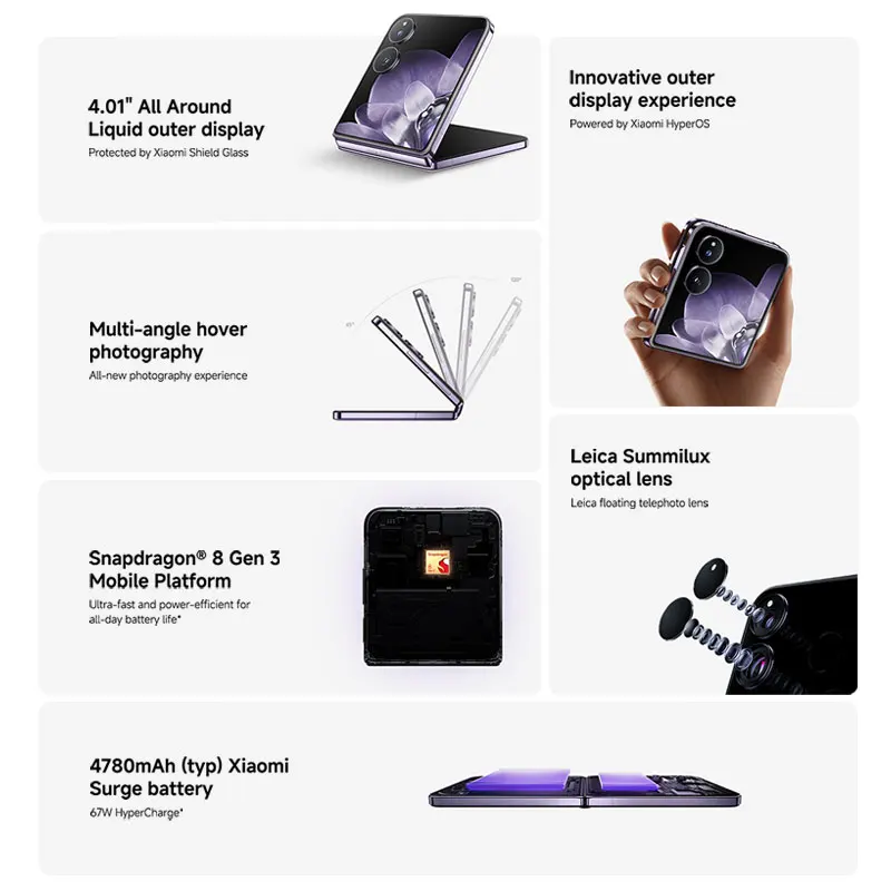 Xiaomi Mix Flip 12GB/512GB Snapdragon 8 - 3