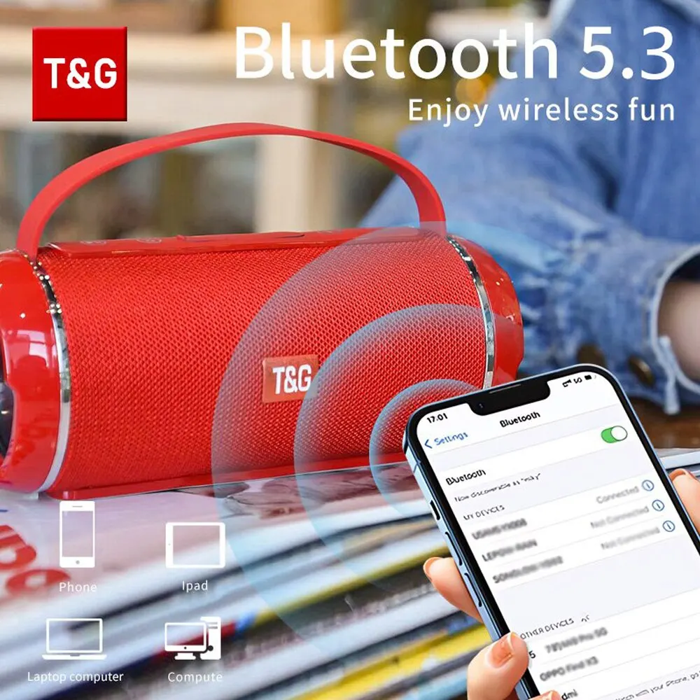 Głośnik Bluetooth TG116c TWS wodoodporny - 4